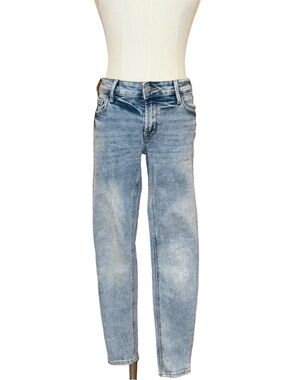 Old Navy Rockstar Super Skinny Mid-Rise Stonewash Jeans Size 2